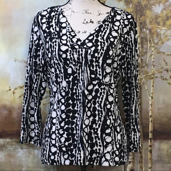 EUC CHICO’S Empire Waist Career/dressy casual top - Picture 1 of 6